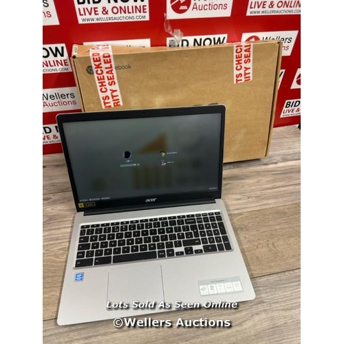 8140 - ACER 315 CHROMEBOOK / INTEL PENTIUM N5000 SILVER / INTEL UHD GRAPHICS 605/ 4GB RAM / 64GB EMMC / 15.... 