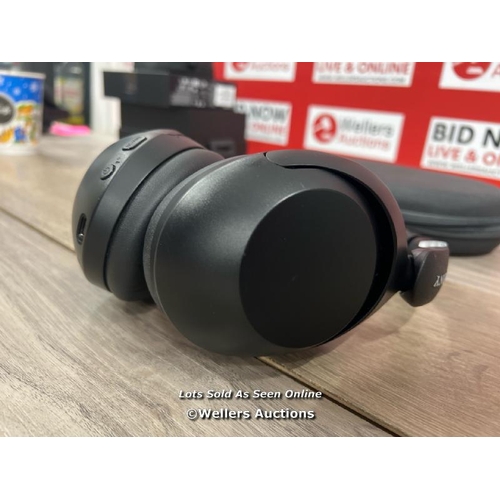 8147 - SONY WIRELESS STEREO HEADPHONES WH-XB910N / POWER UP, CONNECT TO BT, PLAY MUSIC, SIGNS OF USE