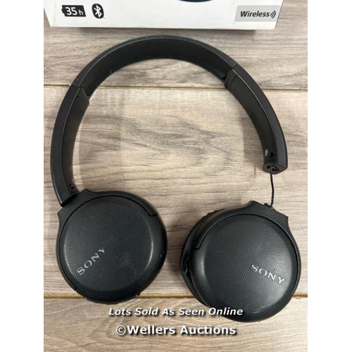 8150 - SONY WH-CH510 BLUETOOTH WIRELESS ON-EAR HEADPHONES / SIGNS OF USE, UNTESTED, DAMAGED