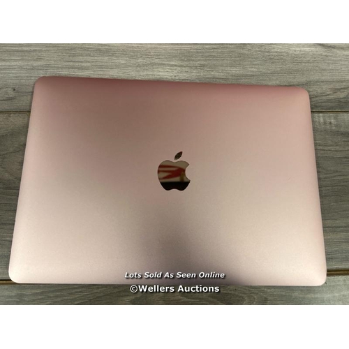 8168 - APPLE MACBOOK / A1543 / MNYM2LL/A / CORE M3-7Y32 / 8GB / 256GB / MAC OS / HD GRAPHICS 615 / POWERS U... 