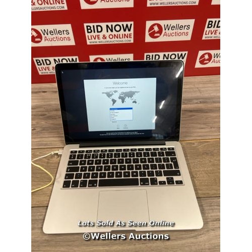 8170 - APPLE MACBOOK PRO / A1502 MF841LL/A / INTEL CORE I5-5287U / 8GB / 512GB / MAC OS / INTEL IRIS GRPAHI... 