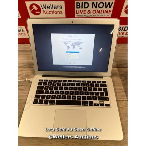 8189 - APPLE MACBOOK AIR / A1466 / MD760LL/B / INTEL CORE I5-4260U / 4GB / 128GB / MAC OS / INTEL HD GRAPHI... 