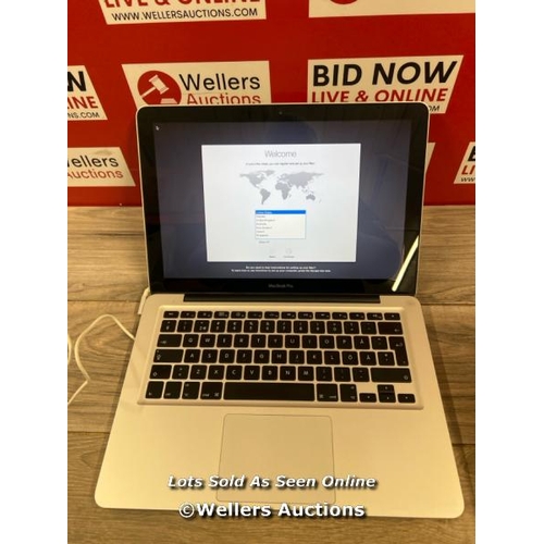 8191 - APPLE MACBOOK PRO / A1278 / MB991LL/A / INTEL CORE2 DUO CPU P8700 @ 2.53GHZ / 4GB / 250GB / OS X / N... 