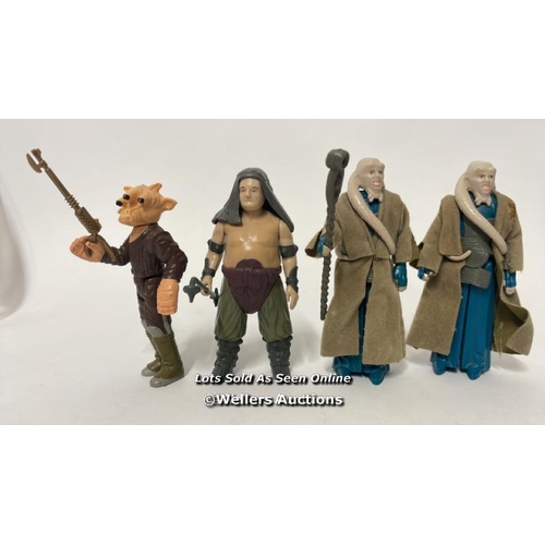 427 - Vintage Star Wars Return of the Jedi lot including Rancor Keeper - HK, 1983 with weapon, Ree Yees - ... 