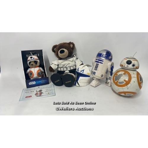 431 - Star Wars toys to including anamatronic BB-8 and R2-D2, Build a Bear Captain Rex and Meerkat limited... 