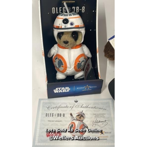 431 - Star Wars toys to including anamatronic BB-8 and R2-D2, Build a Bear Captain Rex and Meerkat limited... 