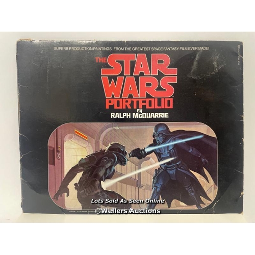 434 - The Star Wars portfolio by concept artist Ralph McQuarrie, containing 21 glossy prints, 1977 printed... 