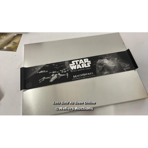 437 - Star Wars saga lithographic print collection by Masterworks 2005 Limited edition 5163 / 8000, contai... 