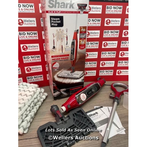 4002 - SHARK S6003UKCO STEAM MOP / MINIMAL SIGNS OF USE, POWERS UP NOT FULLY TESTED / A21