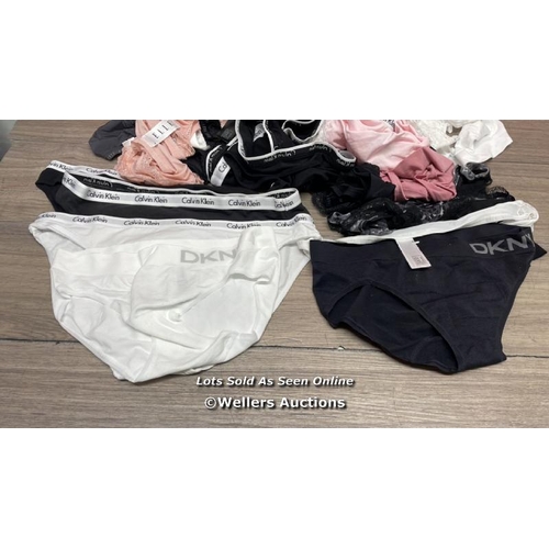 4392 - SELECTION OF LADIES NEW UNDERWEAR INCL. ELLE AND CALVIN KLEIN / MIXED SIZES