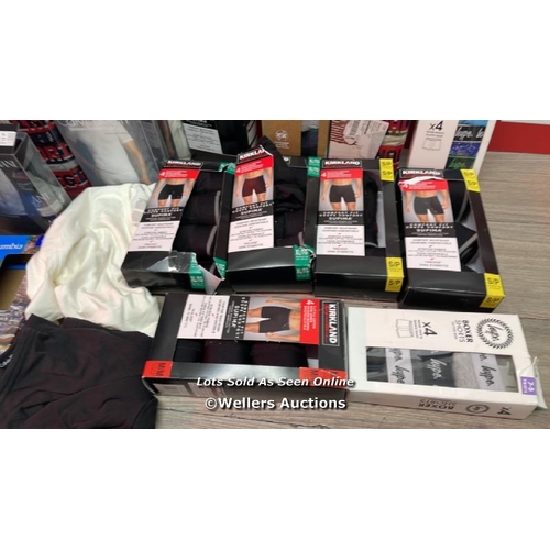 4404 - SELECTION OF GENTS NEW CALVIN KLEIN T-SHIRTS, EMPORIO ARMANI UNDERWEAR, KIRKLAND UNDERWEAR AND PENGU... 