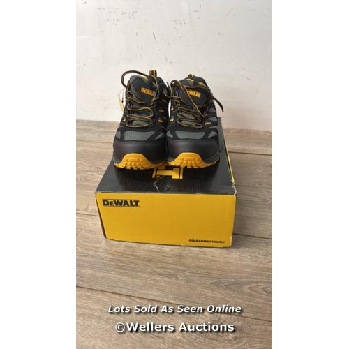 4409 - GENTS NEW DEWALT MONROE TRAINERS / STEEL TOE CAP / UK 9