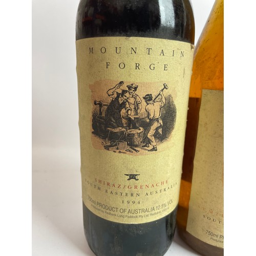 45 - 1995 Mountian Forge Semillon Chardonnay and 1994 Mountain Forge Shiraz Grenache, South Eastern Austa... 