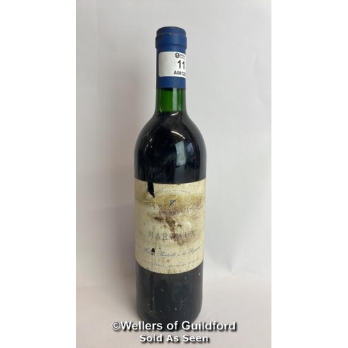 11 - 1990 Margaux Par E Parrot Bordeaux (Gironde), 75cl, 12% vol / Please see images for fill level and g... 