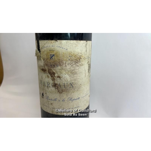 11 - 1990 Margaux Par E Parrot Bordeaux (Gironde), 75cl, 12% vol / Please see images for fill level and g... 