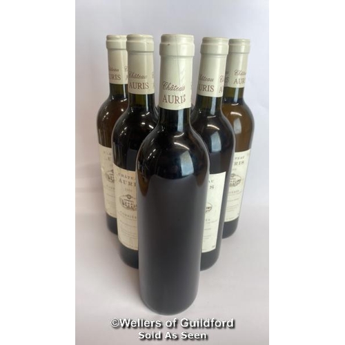 20 - Six bottles of 1999 Chateau Auris Corbieres, Mis En Boutille Au Chateau, 75cl, 12.5% vol / Please se... 