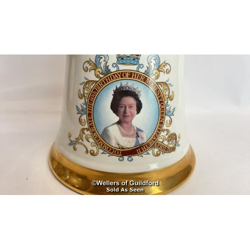 29 - Bell's Scotch Whisky In a Wade Commemortative Decanter Commemortating The 60th Birthday of Her Majes... 