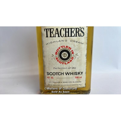 35 - Teachers Highland Cream Scotch Whisky, Vintage bottling, 50cl, 43% vol / Please see images for fill ... 