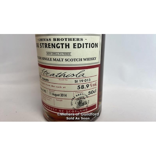 39 - Chivas Brothers Cask Strength Edition Speyside Single Malt Scotch Whisky, Strathisla, Aged 19 Years,... 