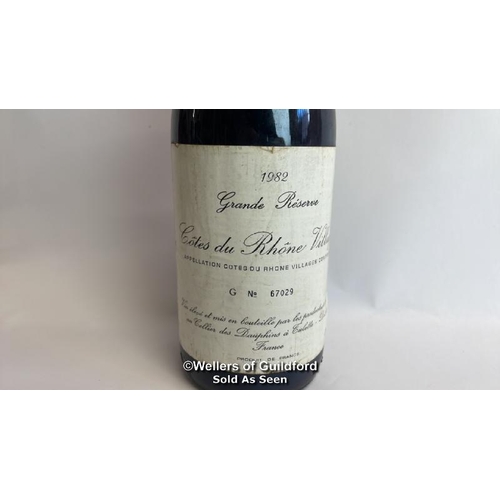 4 - 1982 Grande Reserve Cotes Du Rhone Villages, G No 67029, 75cl, 13% vol / Please see images for fill ... 