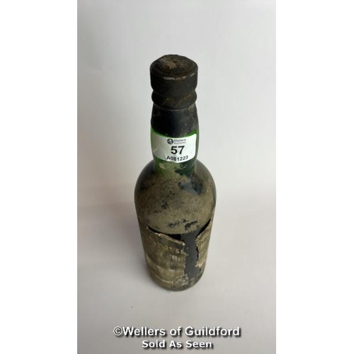 57 - 1973 Fonesca's Finest Crusting Port, 26 fl oz / Please see images for fill level and general conditi... 