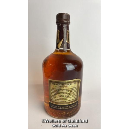 62 - Chivas Regal Blended Scotch Whisky, Aged 12 years, 1L, 86 Proof / Please see images for fill level a... 