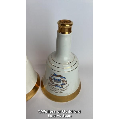 68 - Two Bell's Scotch Whisky Decanters Commemorating the birth of Prince William of Wales and Prince Hen... 