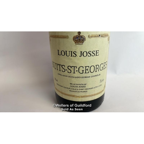 7 - 1995 Louis Josse Nuits-St-Georges, 75CL, 13% vol / Please see images for fill level and general cond... 