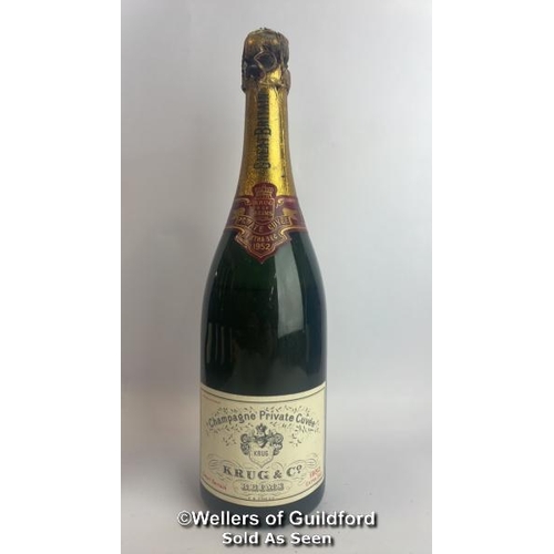 77 - Seven bottles of 1952 Krug & Co Reims Champagne Private Cuvee, Extra Sec, 3.042.212, With original p... 