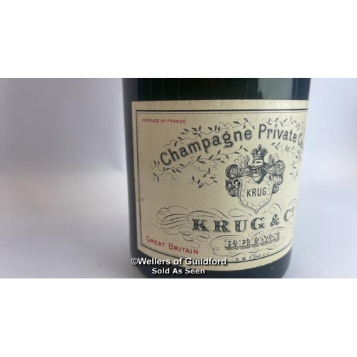 77 - Seven bottles of 1952 Krug & Co Reims Champagne Private Cuvee, Extra Sec, 3.042.212, With original p... 