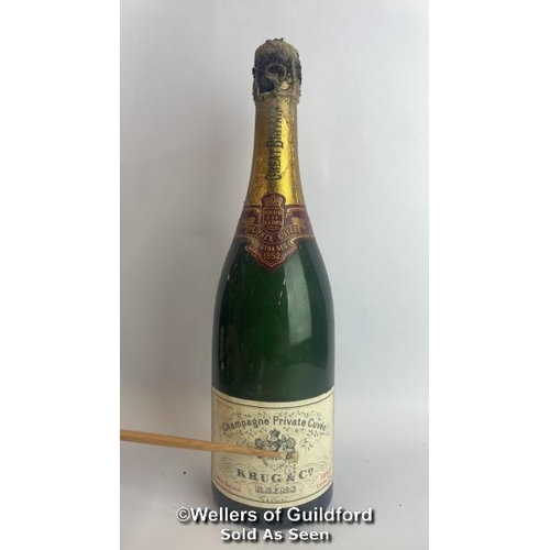 77 - Seven bottles of 1952 Krug & Co Reims Champagne Private Cuvee, Extra Sec, 3.042.212, With original p... 