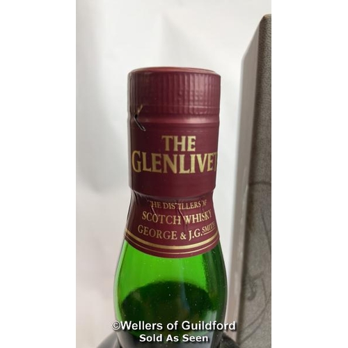 92 - The Glenlivet Single Malt Scotch Whisky, Aged 12 Years, 70cl, 40% vol, In original box / Please see ... 