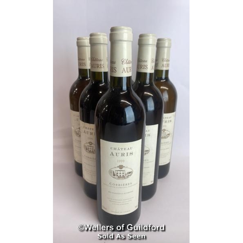 20 - Six bottles of 1999 Chateau Auris Corbieres, Mis En Boutille Au Chateau, 75cl, 12.5% vol / Please se... 