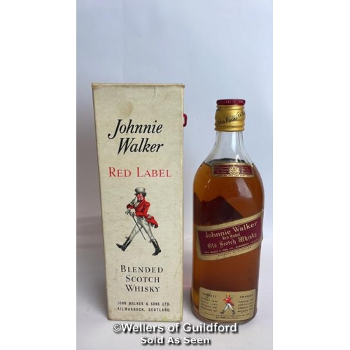 34 - Johnnie Walker Red Label Old Scotch Whisky, Vintage bottling, 50cl, in original box / Please see ima... 