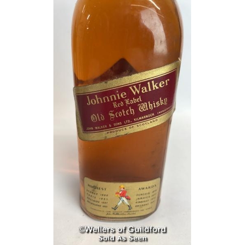 34 - Johnnie Walker Red Label Old Scotch Whisky, Vintage bottling, 50cl, in original box / Please see ima... 