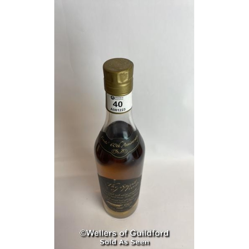 40 - 1997 The Spirit of Frosts, Single Malth Whisky, Commissioned to Mark Frosts 60th Anniversary, 70cl, ... 