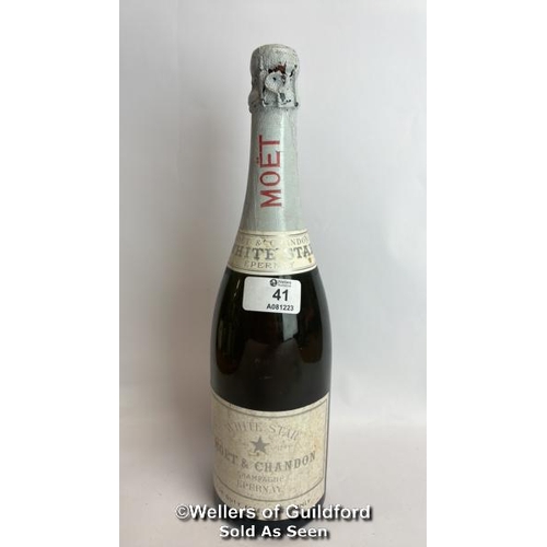 41 - White Star Moet & Chandon Champagne Epernay, 75cl, NM3342272 / Please see images for fill level and ... 