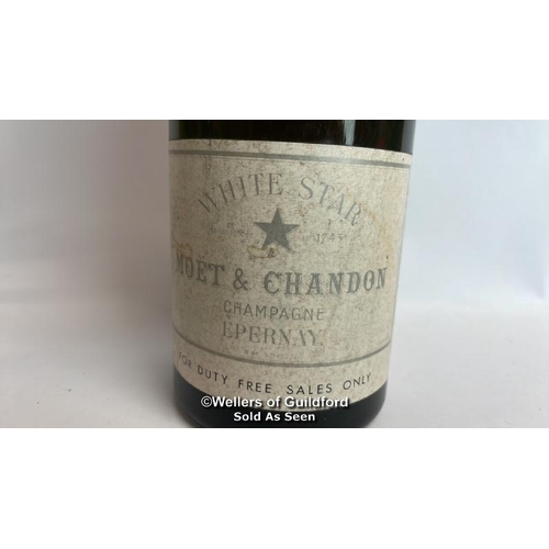 41 - White Star Moet & Chandon Champagne Epernay, 75cl, NM3342272 / Please see images for fill level and ... 