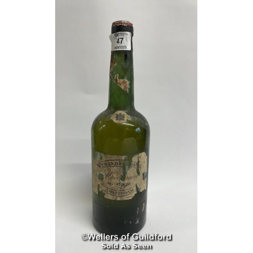 47 - Wynand Focklink Marasquin Liquer, Amsterdam, 56 Proof / Please see images for fill level and general... 