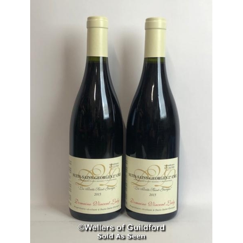 532 - TWO BOTTLES OF 2015 NUITS ST GEORGES 1ER CRU 