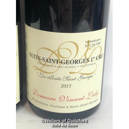 532 - TWO BOTTLES OF 2015 NUITS ST GEORGES 1ER CRU 