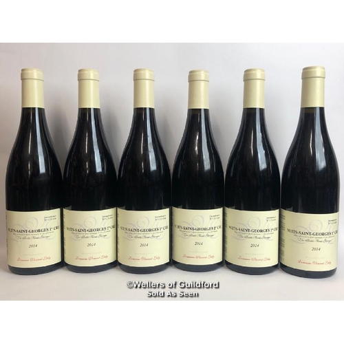 533 - SIX BOTTLES OF 2014 NUITS ST GEORGES 1ER CRU 