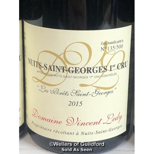 536 - SIX BOTTLES OF 2015 NUITS ST GEORGES 1ER CRU 