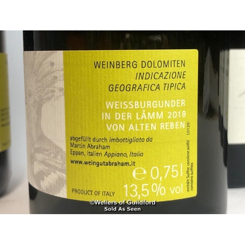 551 - SIX BOTTLES OF 2018 WEISSBURGUNDER 