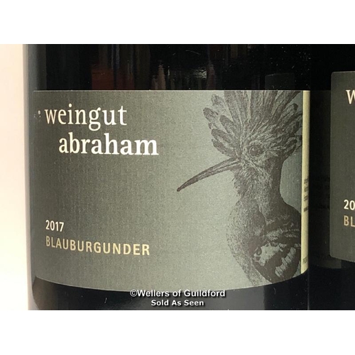 553 - SIX BOTTLES OF 2017 BLAUBURGUNDER RED, WEINGUT ABRAHAM, ALTO ADIGE, 75CL, 14% VOL / 10% BP / THIS LO... 