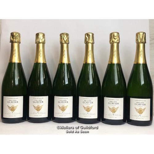 617 - SIX BOTTLES OF LA GRACE D'ALPHAEL GRAND CRU EXTRA BRUT CHAMPAGNE, PHILPPE GLAVIER, 75CL, 12% VOL / 1... 