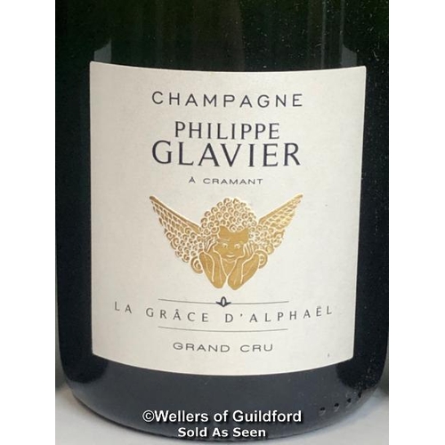 617 - SIX BOTTLES OF LA GRACE D'ALPHAEL GRAND CRU EXTRA BRUT CHAMPAGNE, PHILPPE GLAVIER, 75CL, 12% VOL / 1... 