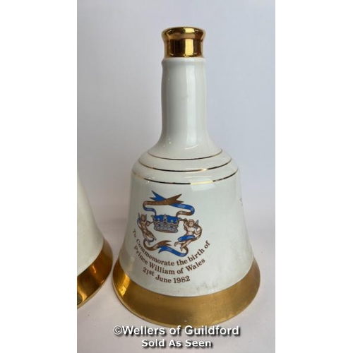 68 - Two Bell's Scotch Whisky Decanters Commemorating the birth of Prince William of Wales and Prince Hen... 