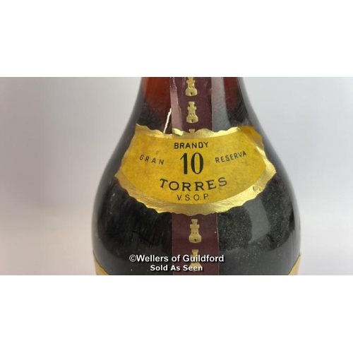 75 - Torres Gran Reserva Imperial Brandy, Grand rouge, Aged 10 years, 70cl, 39% vol / Please see images f... 