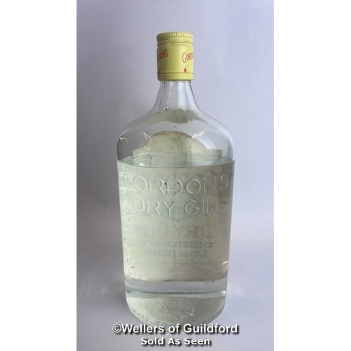 76 - Gordon's Dry Gin, Vintage bottling, 1.25lL, 47.3%, Still sealed but has previously leaked / Please s... 